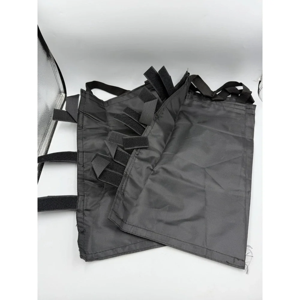 Lot Of 4 Sandbags Heavy Duty Weight Bags Black NEVER USED 16.5